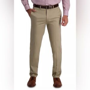 Haggar Iron Free Premium Straight Fit Khaki Pants